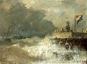 Sturm an der Kuste